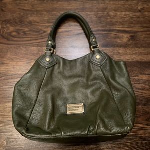 Marc by Marc Jacobs Hunter green leather shoulder bag